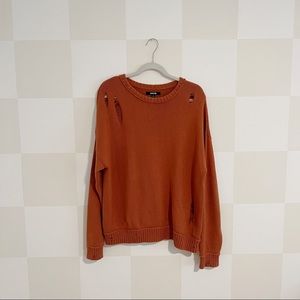 Jackson Distressed Knit Sweater
